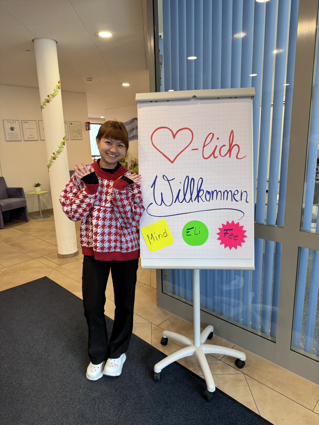 Erster Arbeitstag unserer Pflegekraft